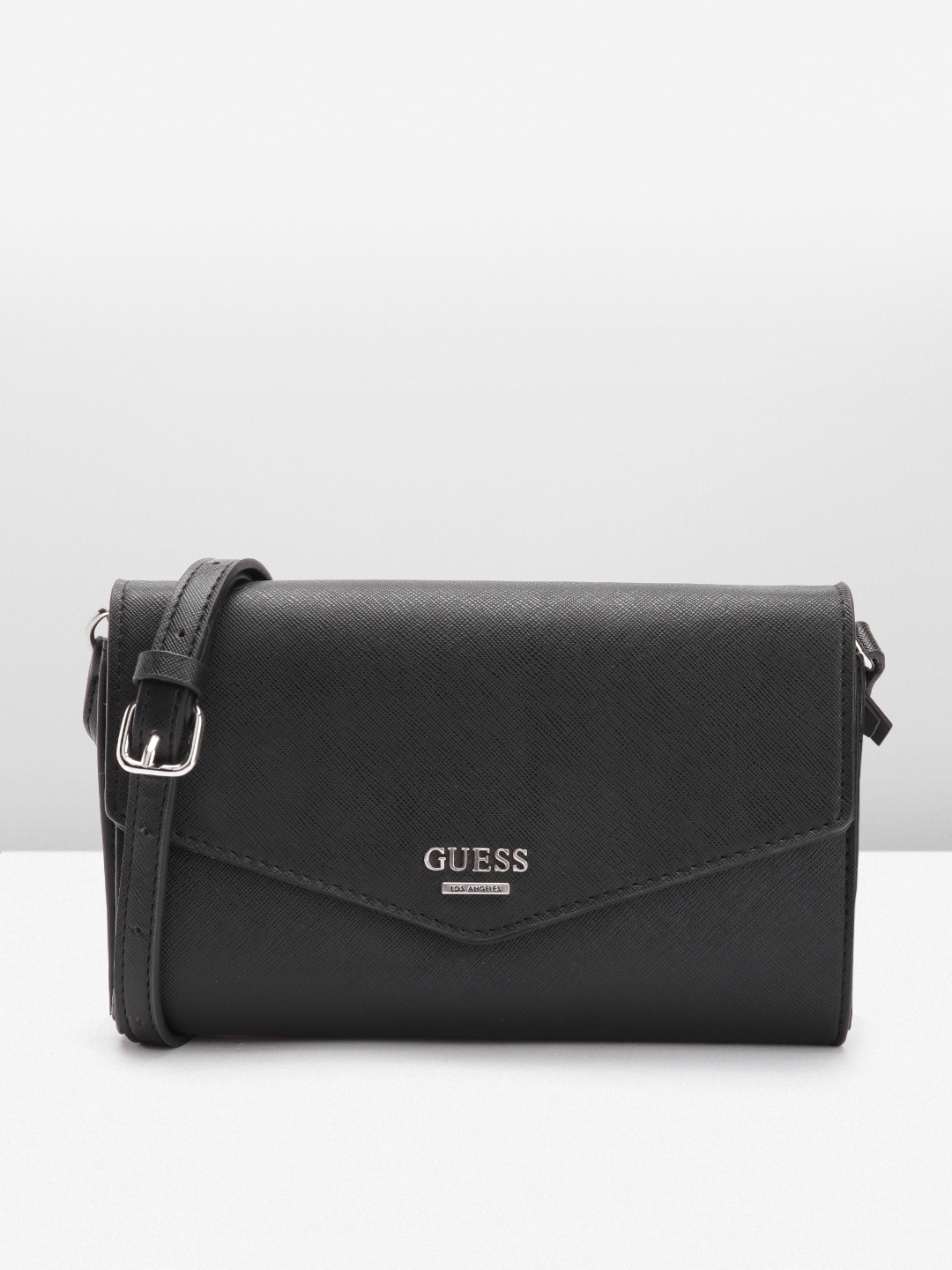 

GUESS Structured Sling Bag, Black