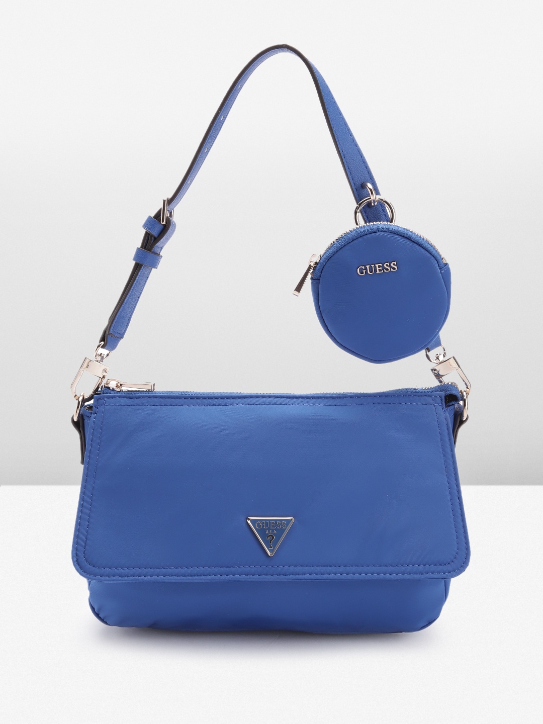 

GUESS Structured Shoulder Bag, Blue