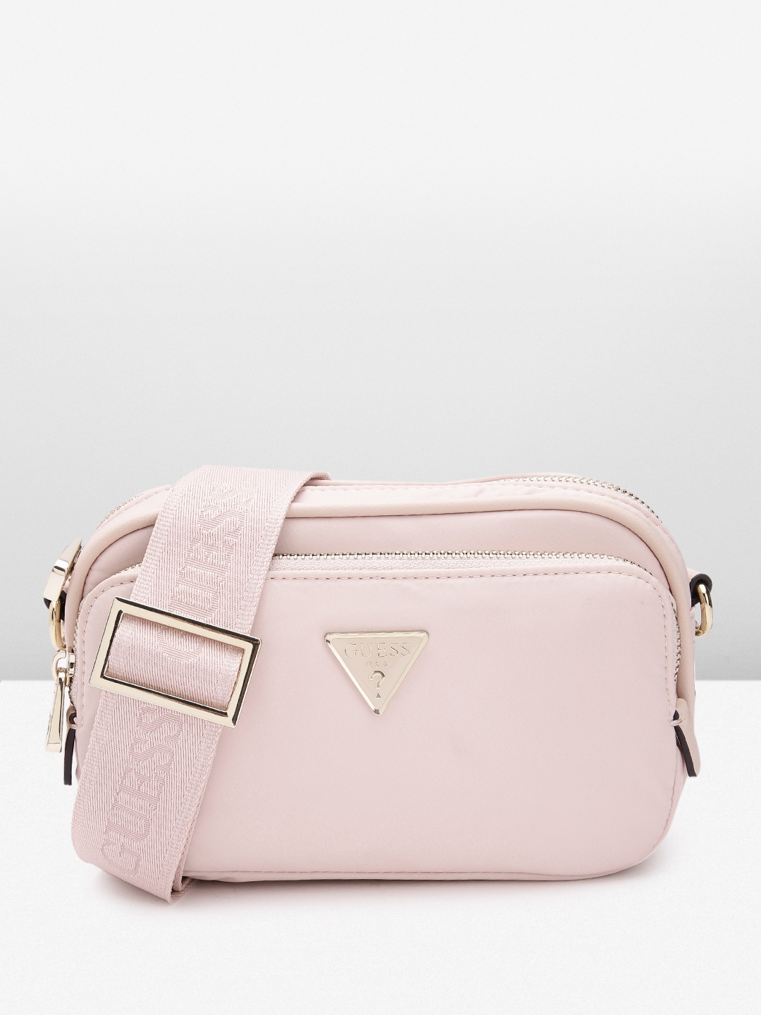 

GUESS Structured Sling Bag, Pink