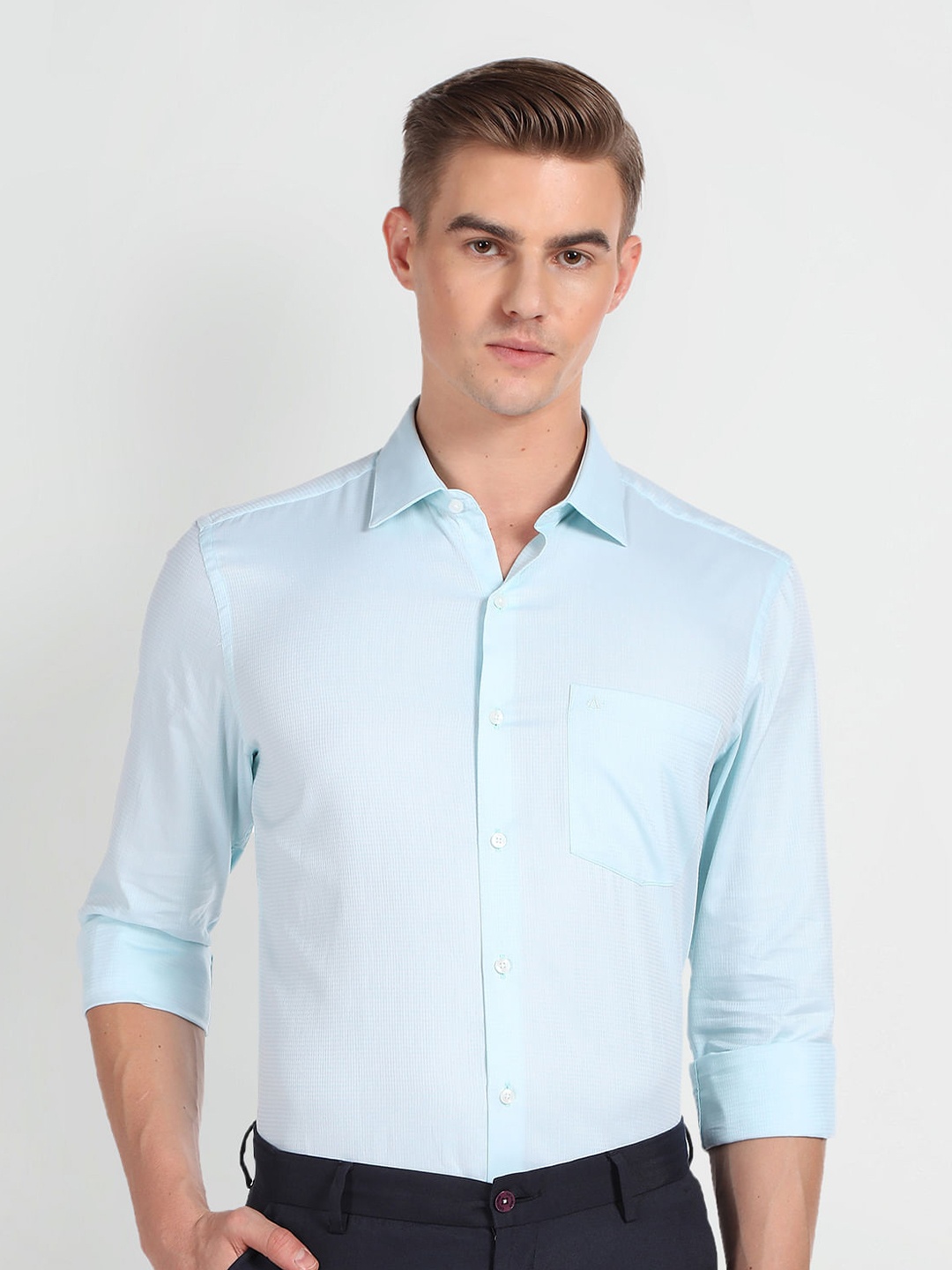 

Arrow Spread Collar Formal Shirt, Blue