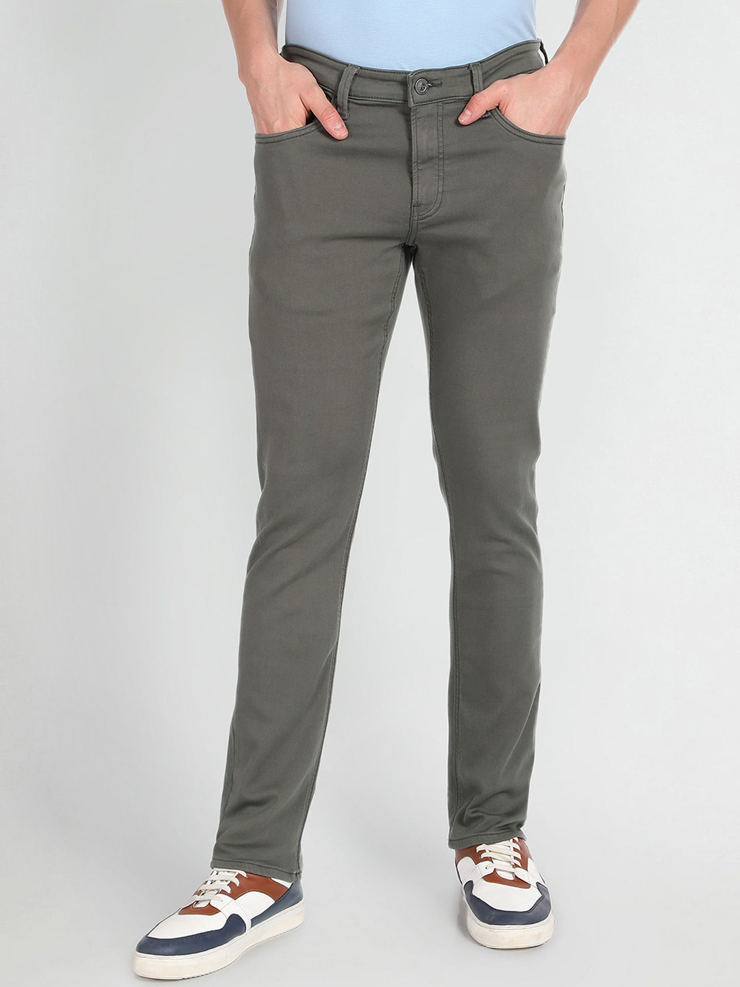 

Arrow Sport Men Green Slim Fit Clean Look Stretchable Jeans
