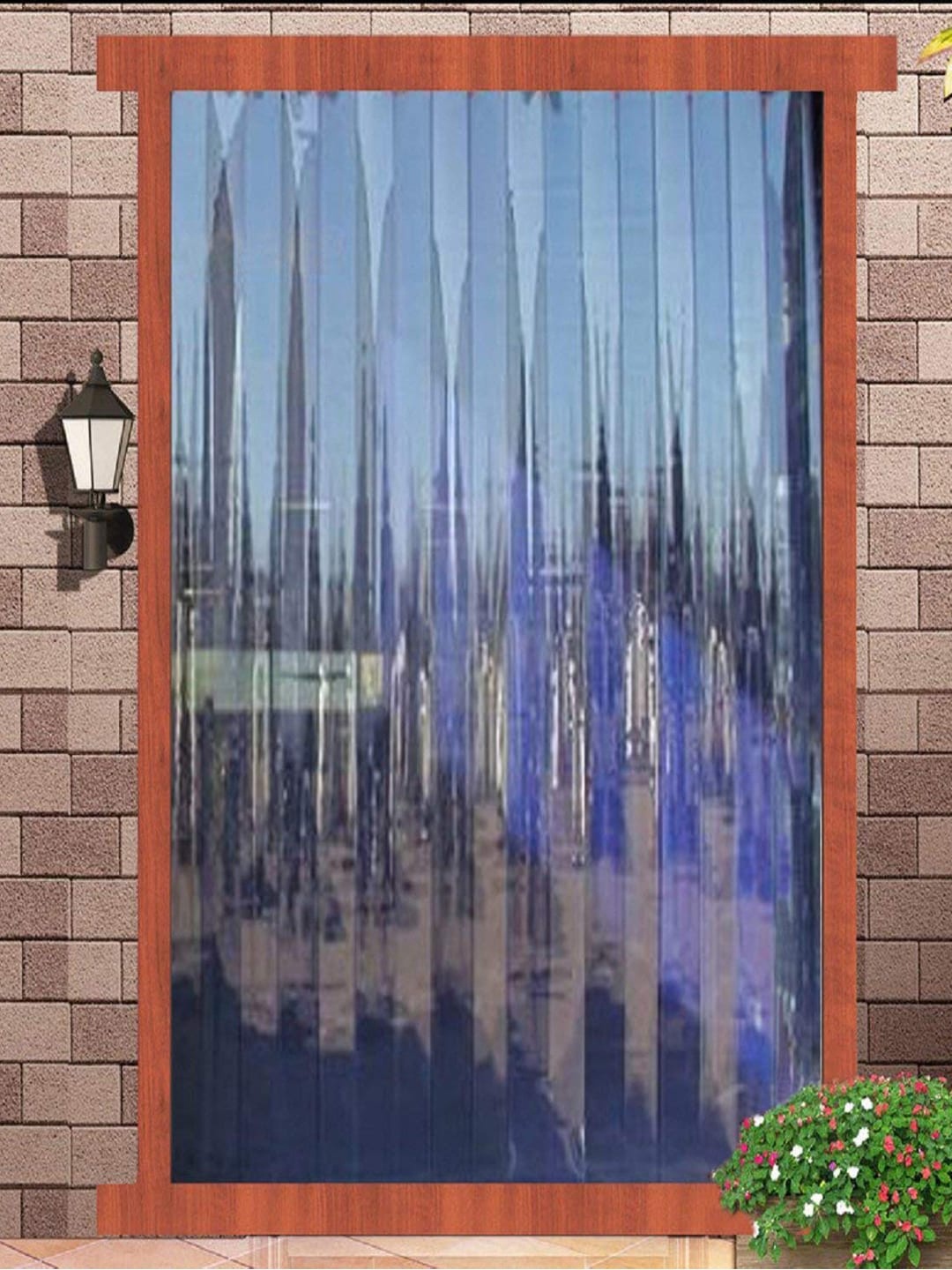 

Kuber Industries Transparent Sheer PVC AC Door Curtain
