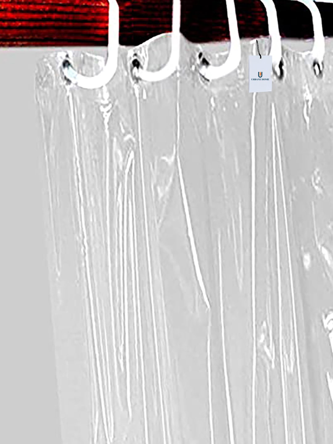 

Kuber Industries Transparent Sheer PVC AC Door Curtain