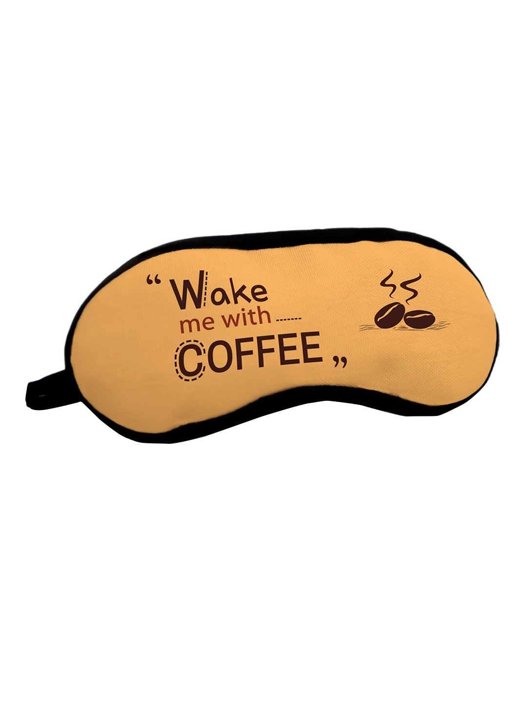

Indigifts Quotes Printed Eye Mask, Beige