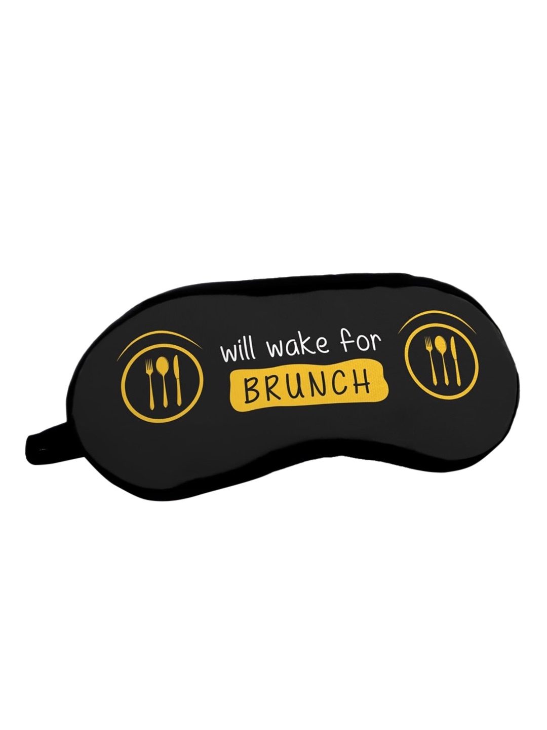 

Indigifts Unisex Printed Breathable Eye Mask, Black