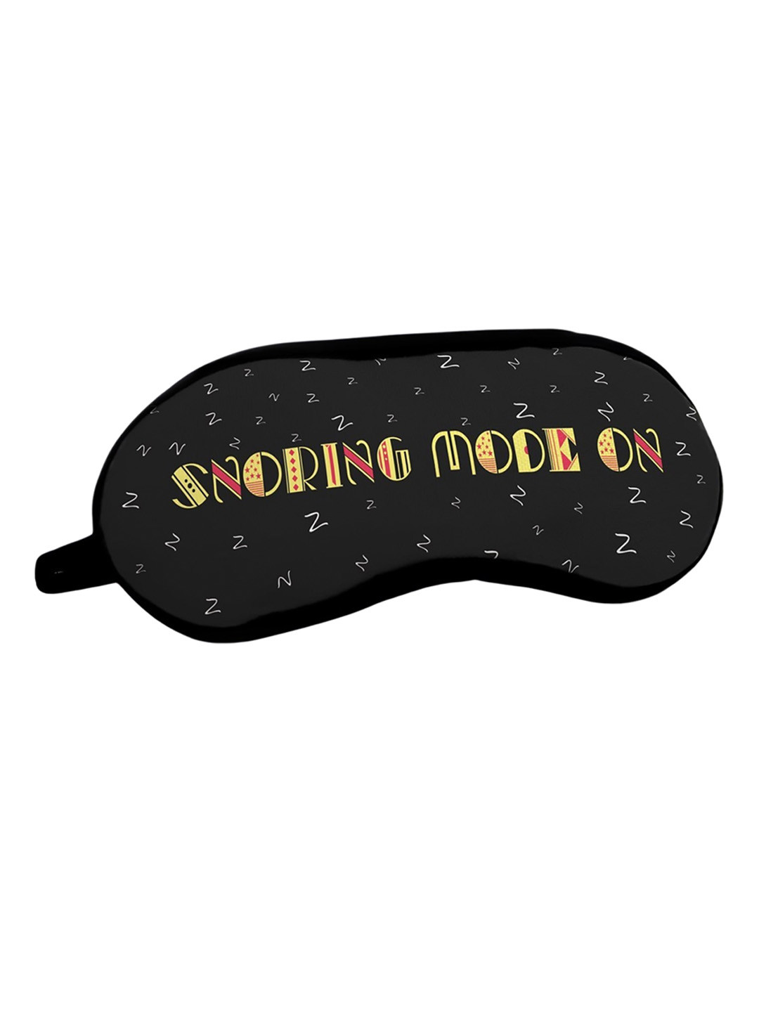 

Indigifts Printed Breathable Eye Mask, Black