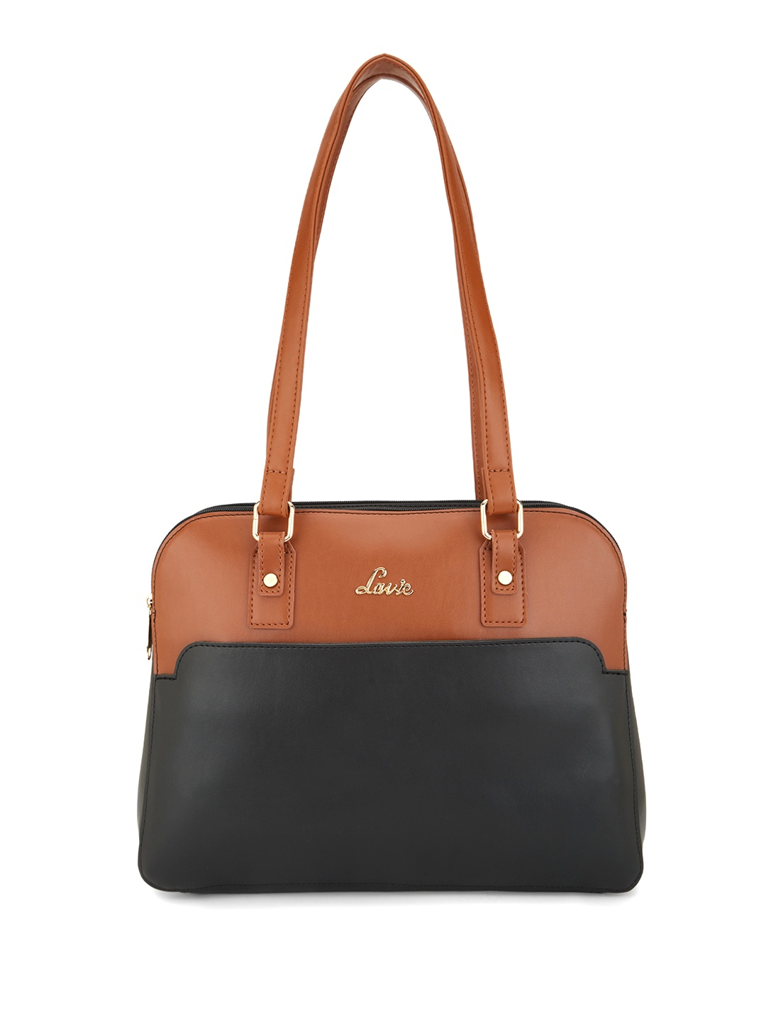 

Lavie Colourblocked Structured Shoulder Bag, Black