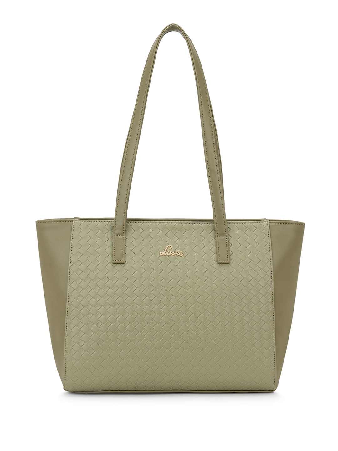 

Lavie Textured Structured Tote Bag, Green
