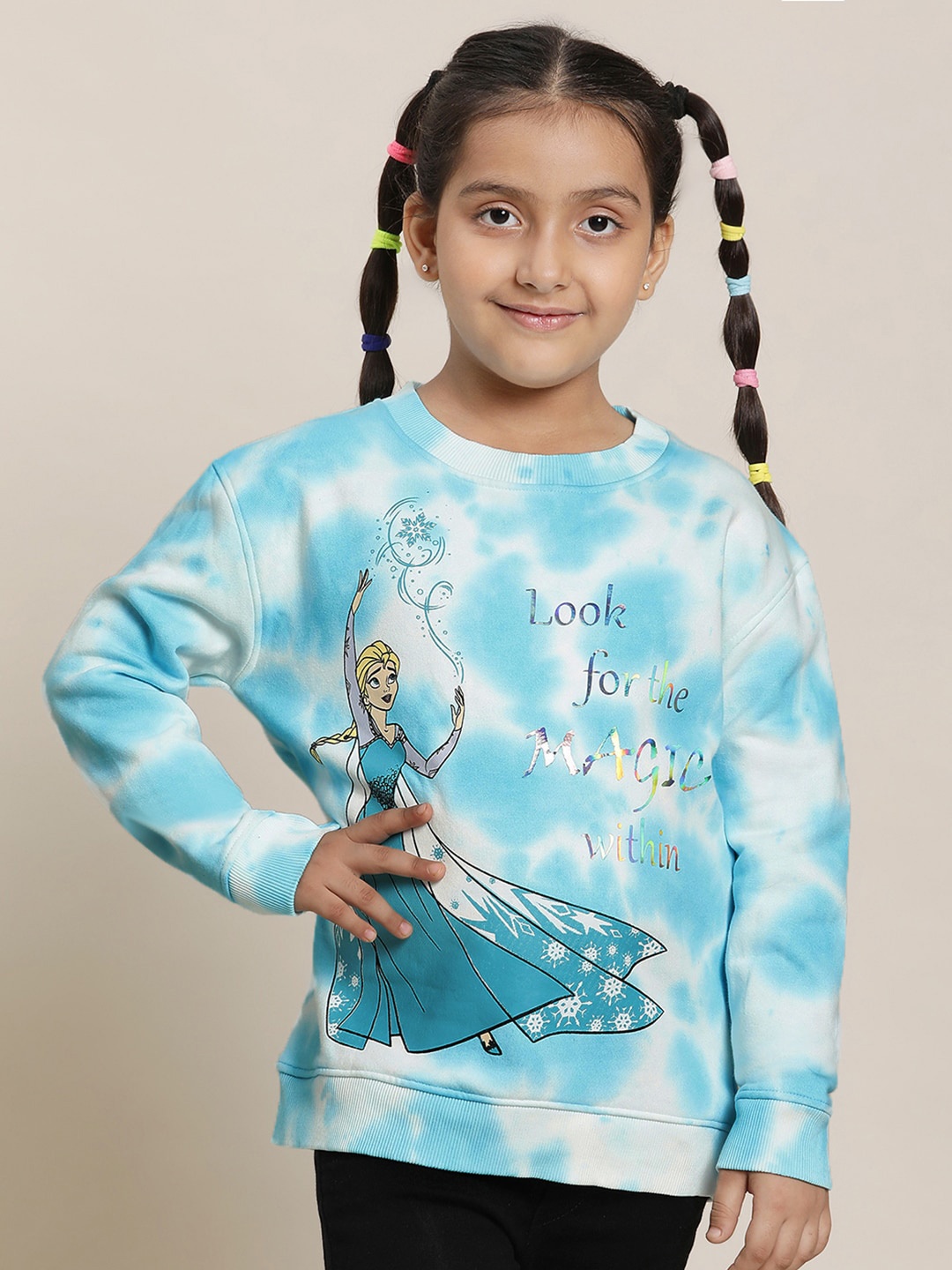 

Kids Ville Girls Frozen Printed Sweatshirts, Blue