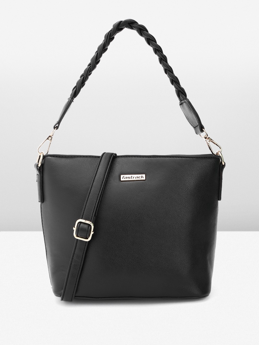 

Fastrack Structured Handheld Bag, Black