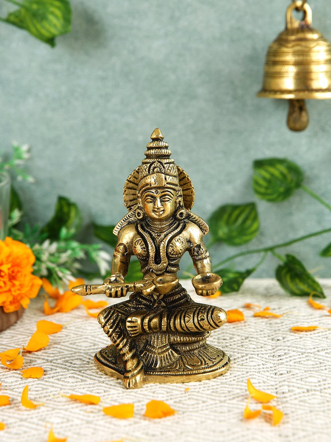 

Imli Street Golden Textured Annapurna Mata Showpiece, Gold