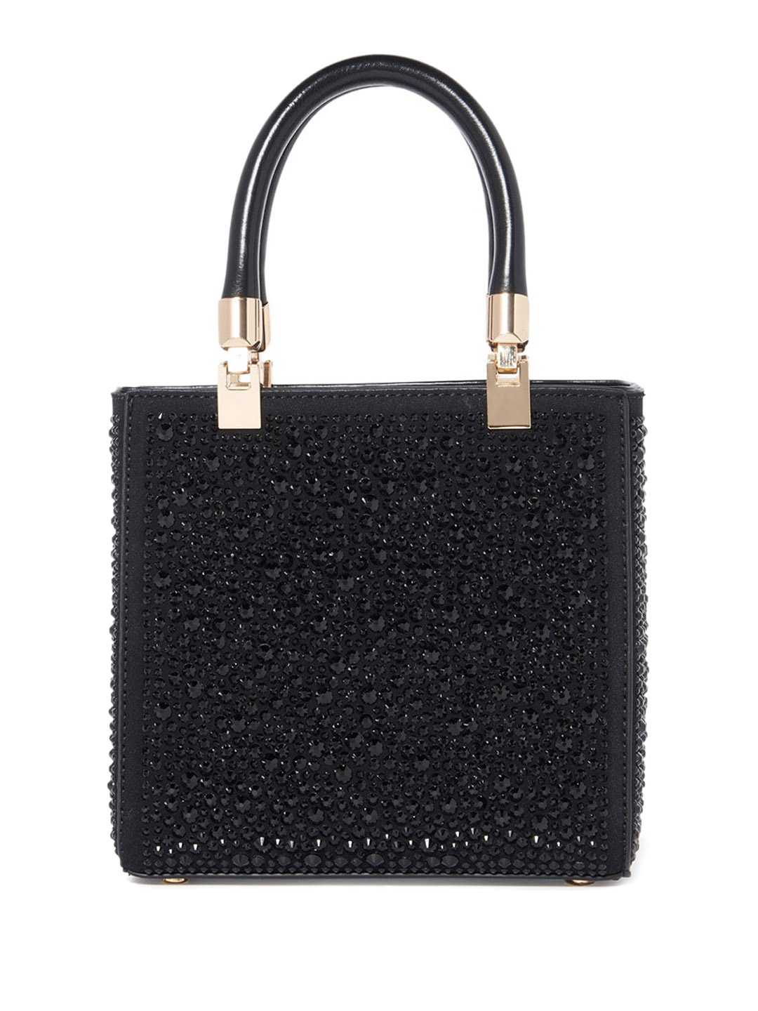 

Forever New Embellished Structured Handheld Bag, Black