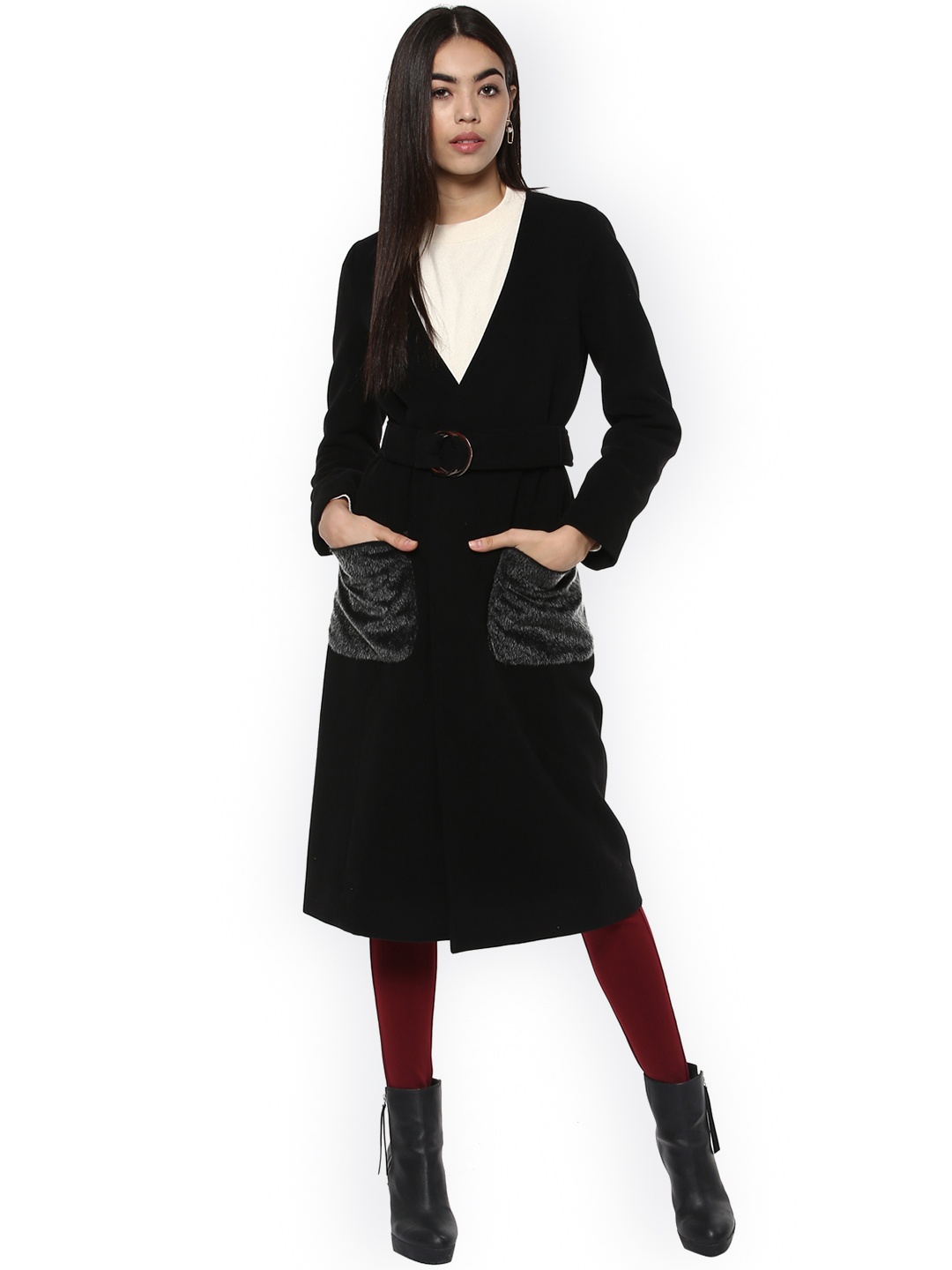 

Kazo Black Sara Overcoat