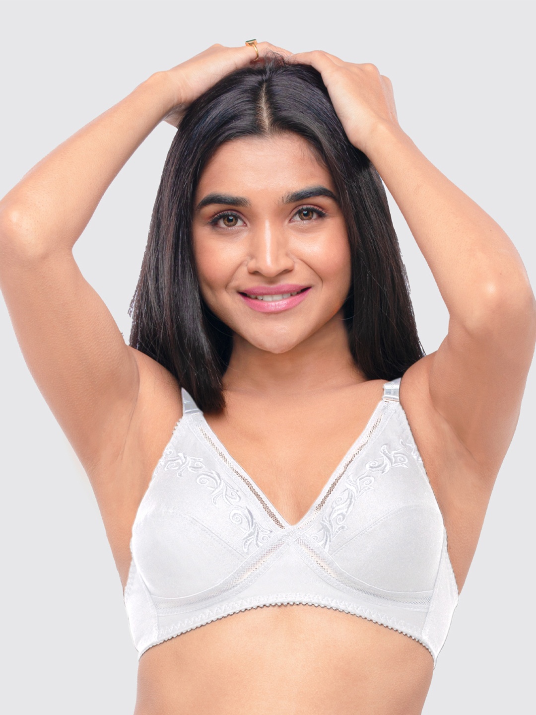 

Lovable Full Coverage Cotton Bra With All Day Comfort, White