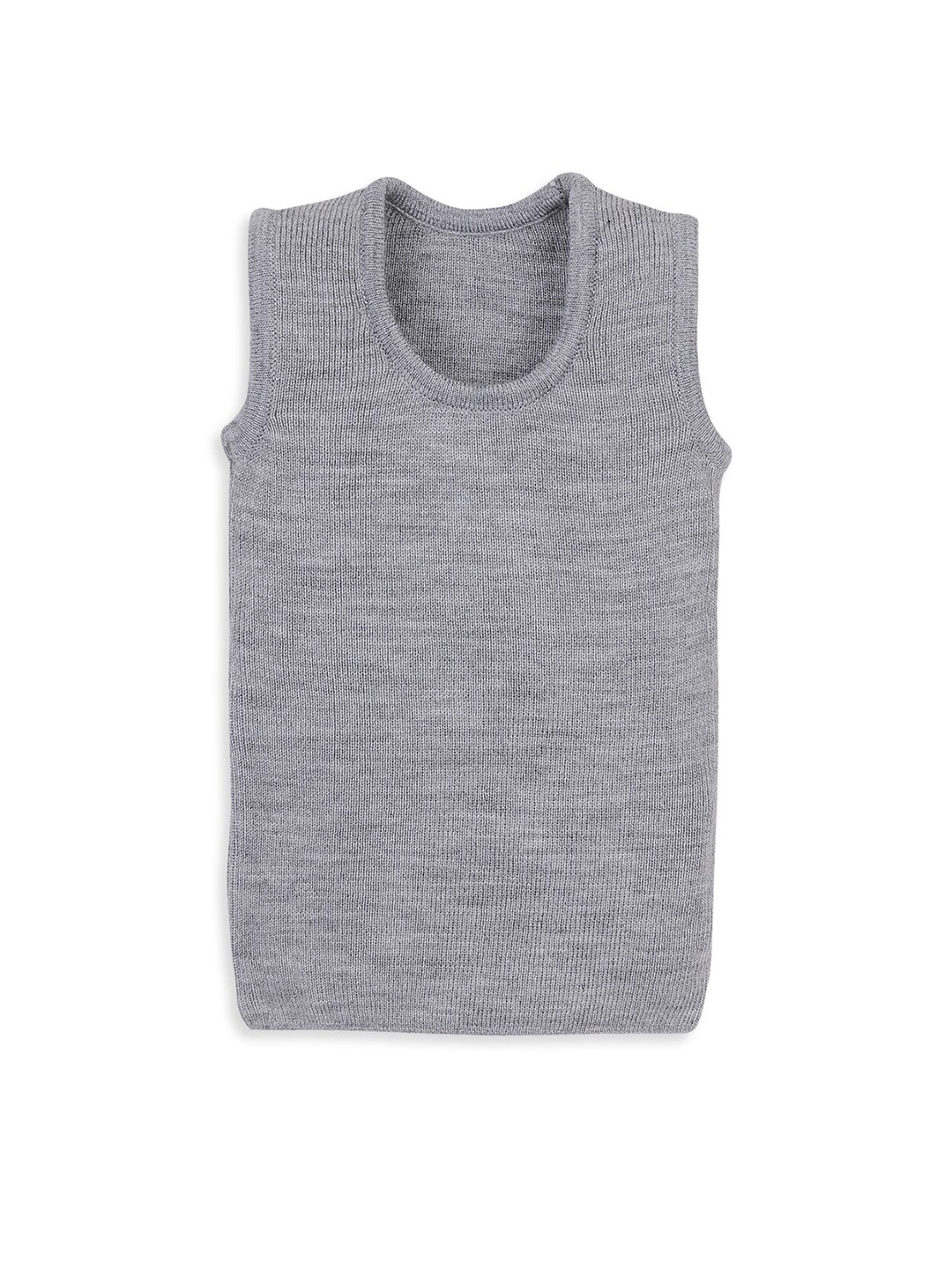 

RVK Kids Scoop Neck Acrylic Sweater Vest, Grey