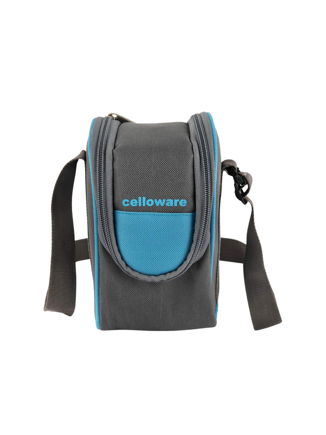 

Cello Steelox Set of 3 Blue Stainless Steel Lunch Box With Jacket-225 ml, 375ml & 550ml