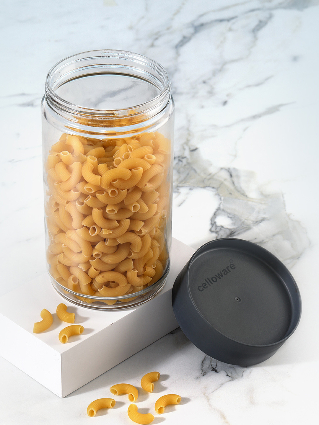 

Cello Modustack Grey Glassy Storage Container 2L