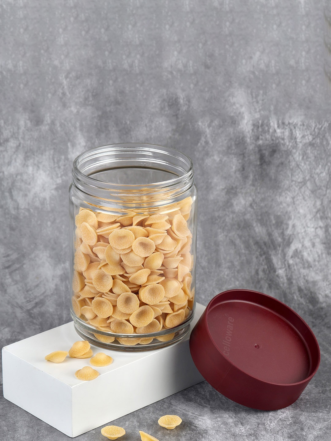 

Cello Modustack Maroon Glassy Storage Container- 1500ml