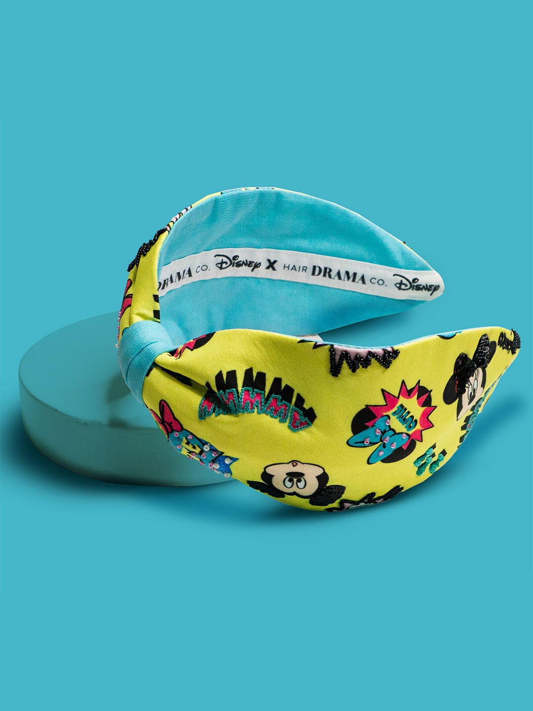 

HAIR DRAMA CO. HDC x Disney Mickey & Friends Comic Knotted Hair Accessory Set of, Yellow