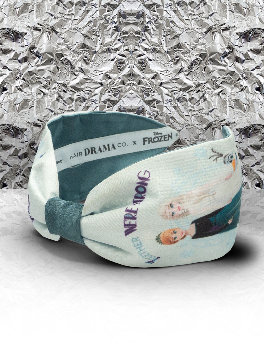 

HAIR DRAMA CO. Girls Elsa & Anna Knotted Headband, White