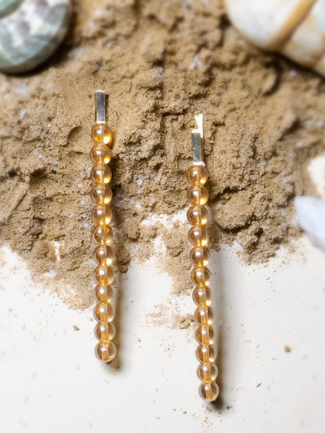 

HAIR DRAMA CO. Champagne Set of 2 Bobby Pins