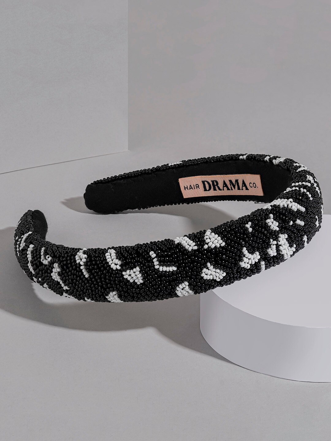 

HAIR DRAMA COMPANY Women Embellished Hairband, Black