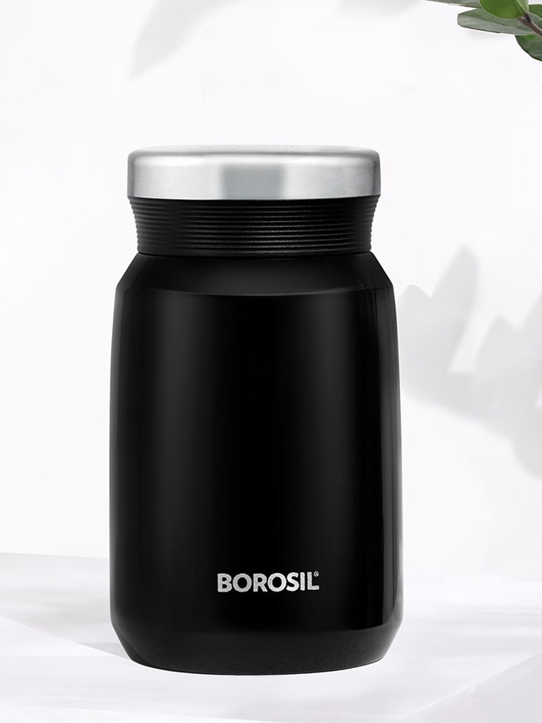 

BOROSIL CarryMate Vaccum Insulated Food Jar 500ml, Black