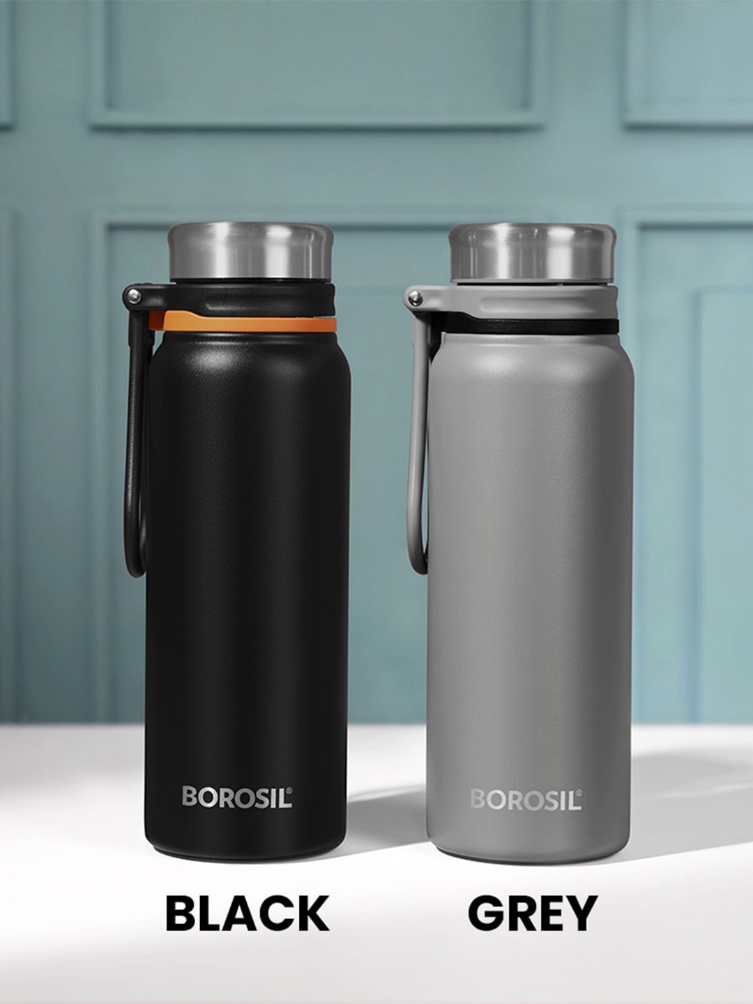 

Aquafit Vacuum Insulated Flask Water Bottle 830ml, Black