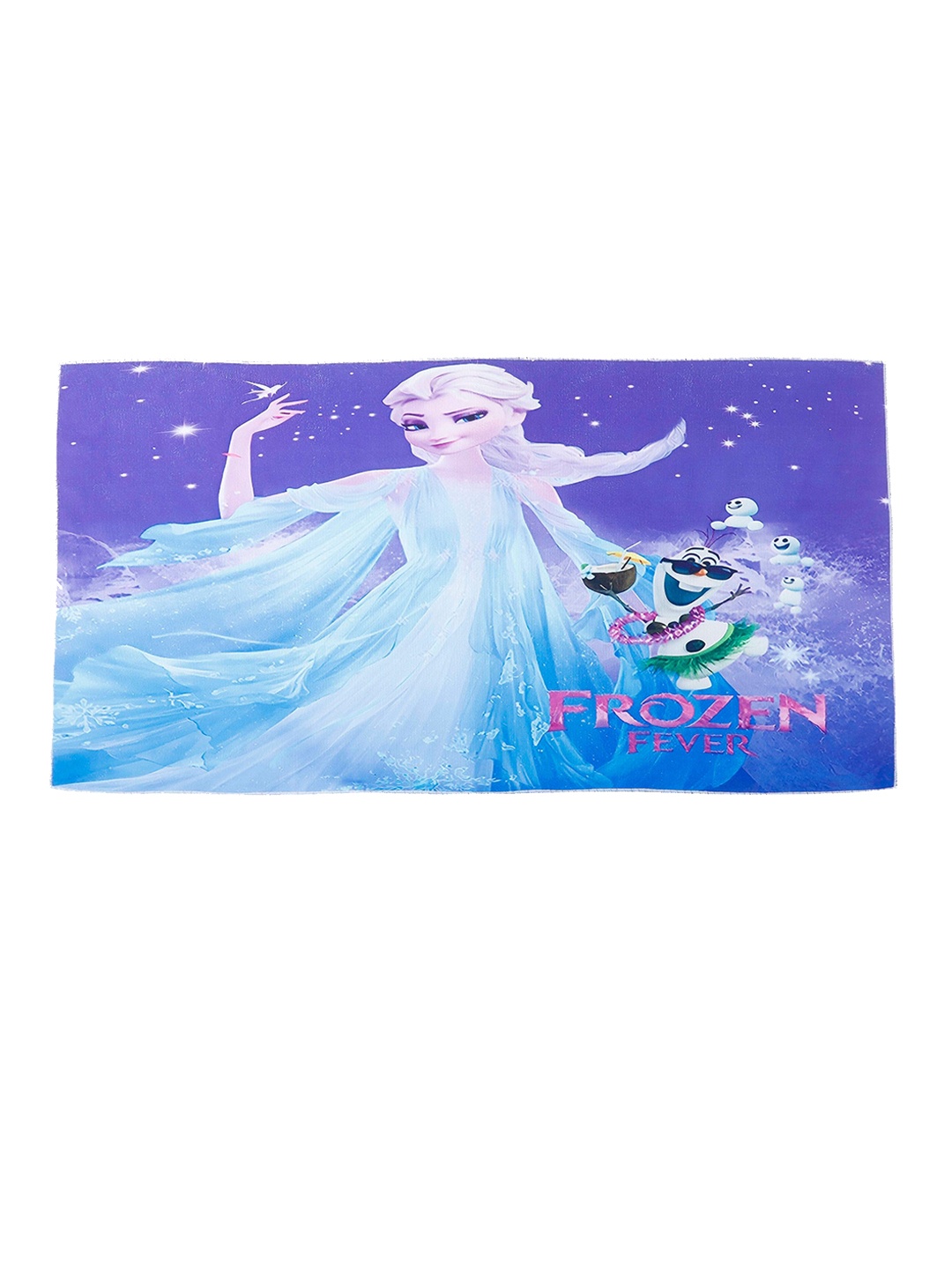 

Kuber Industries Blue Printed Microfiber 120 GSM Bath Towel