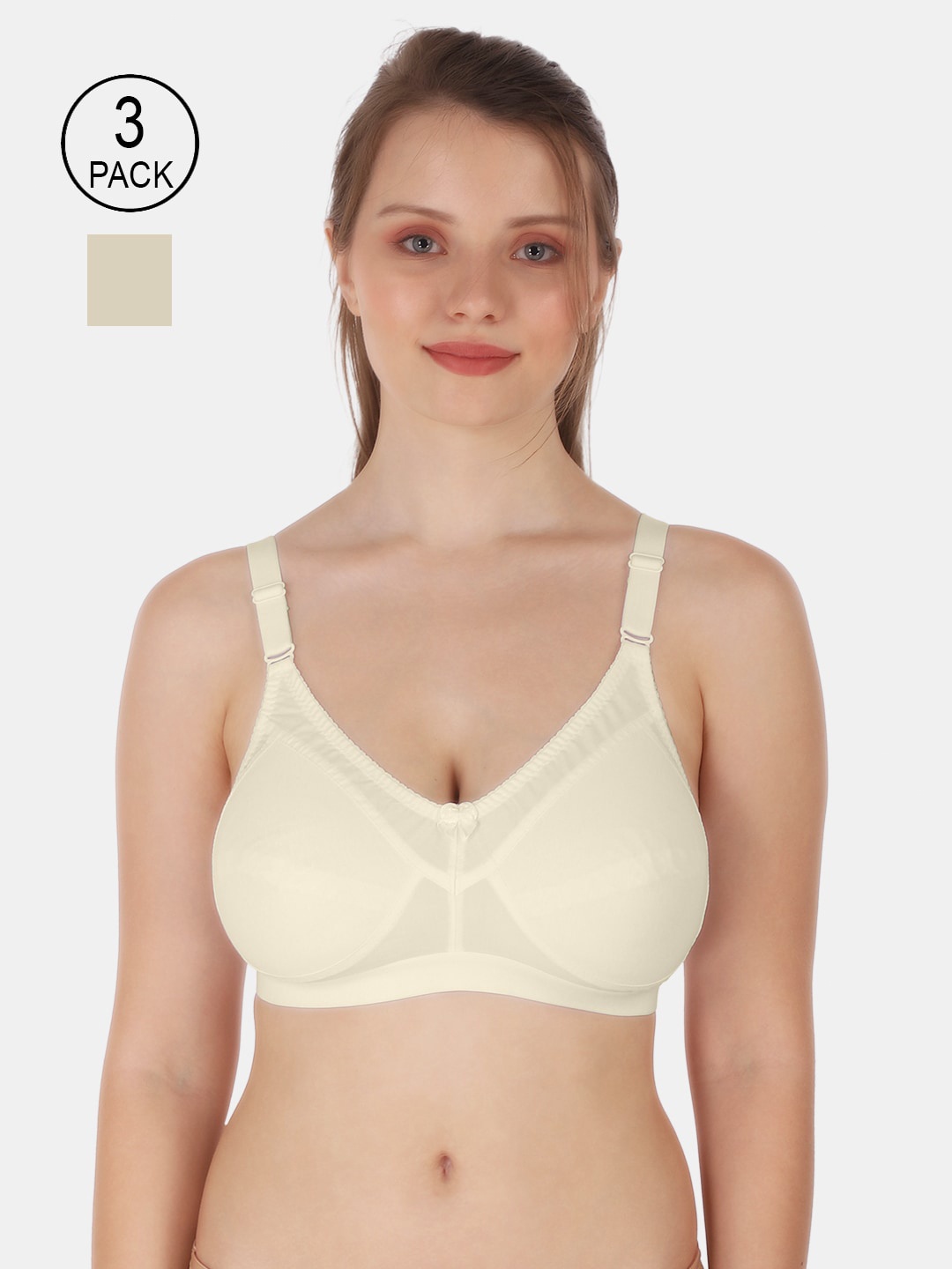 

Tweens Medium Coverage Minimizer Bra With All Day Comfort, Beige