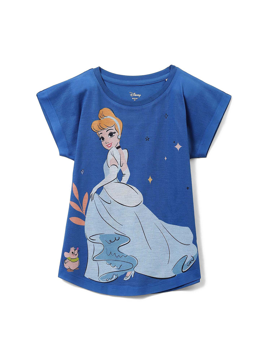

Wear Your Mind Elsa Printed Extended Sleeves Top, Blue