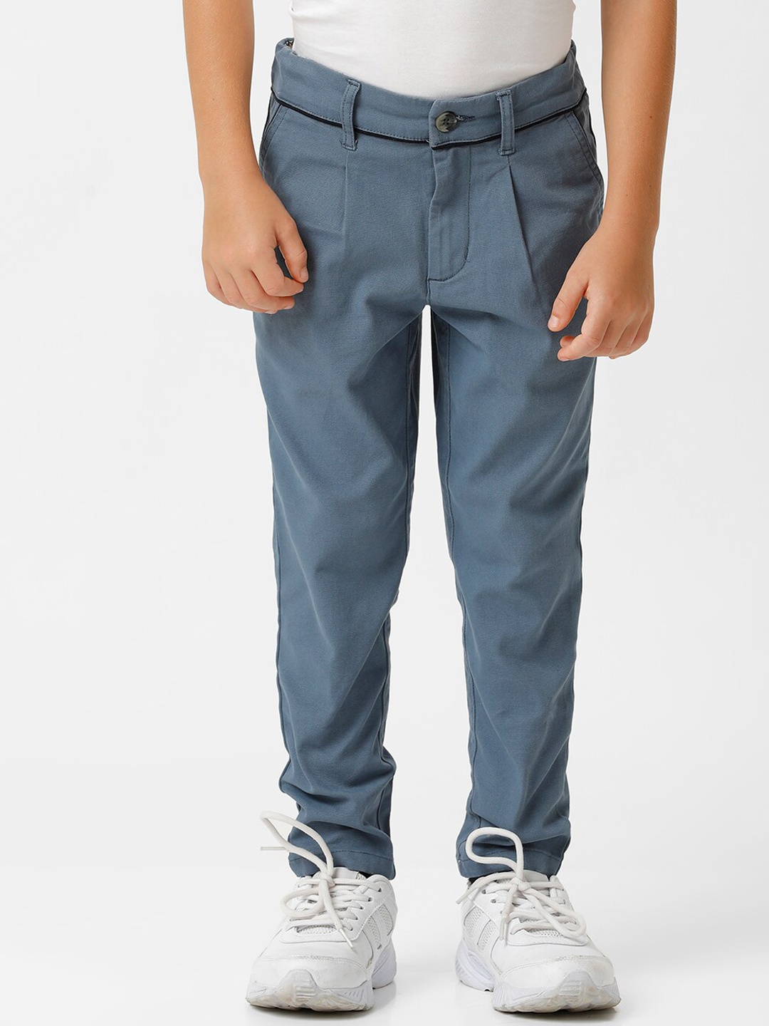 

KATE & OSCAR Boys Smart Mid-Rise Trousers, Teal