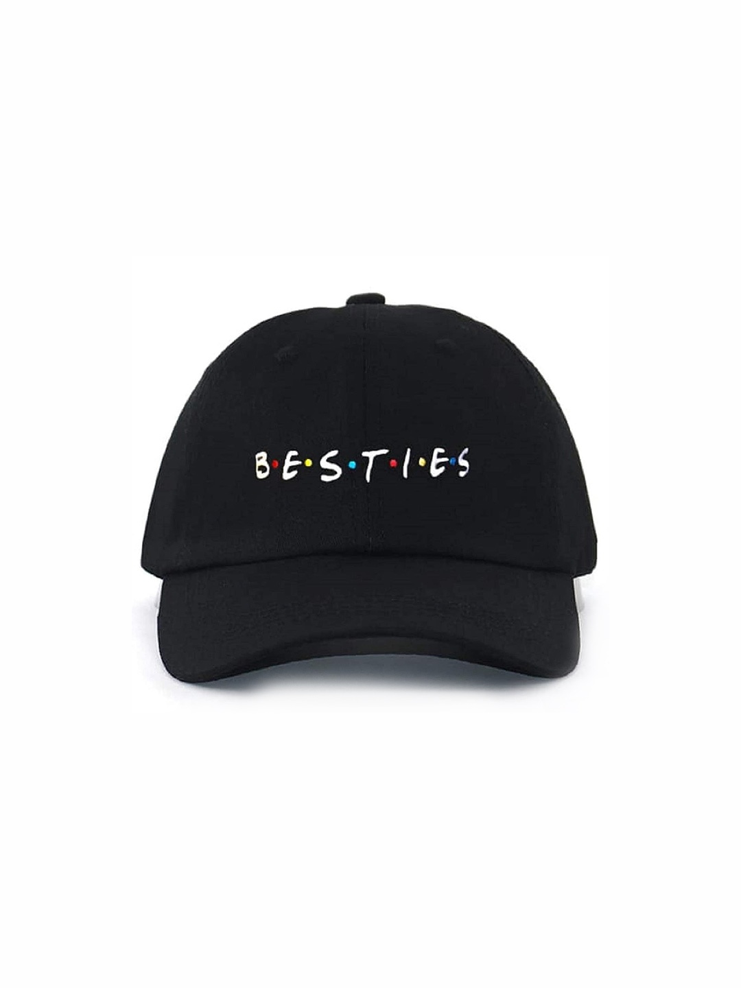 

Zacharias Unisex Printed Cotton Baseball Cap, Black