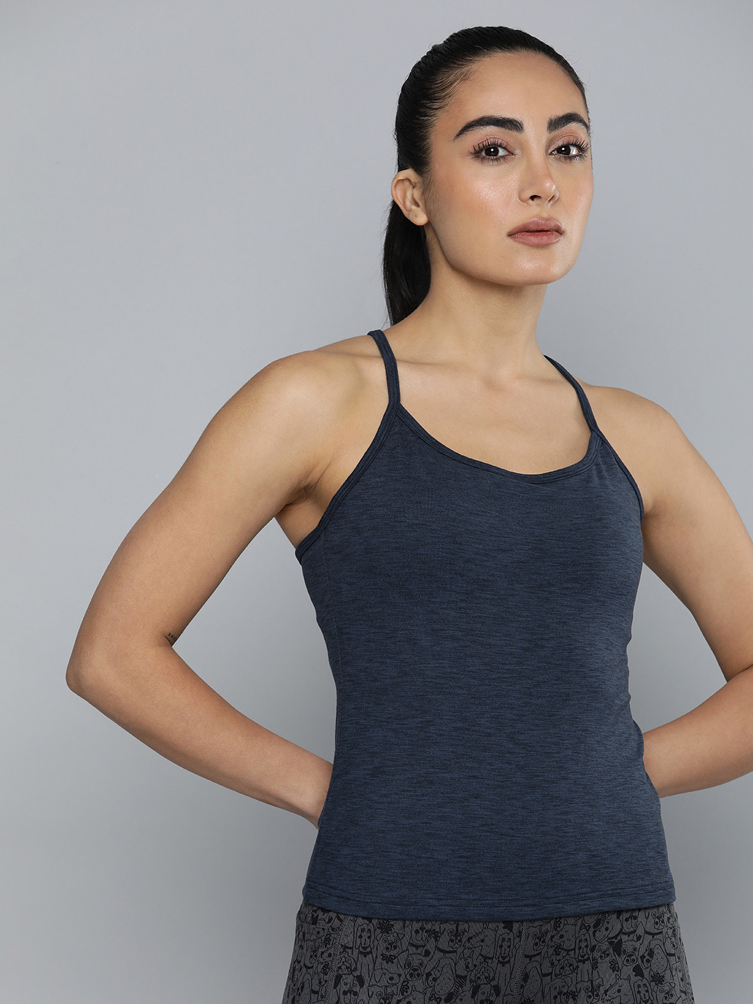 

Skechers Tank Top With Moisture Wicking and UPF 40+, Navy blue