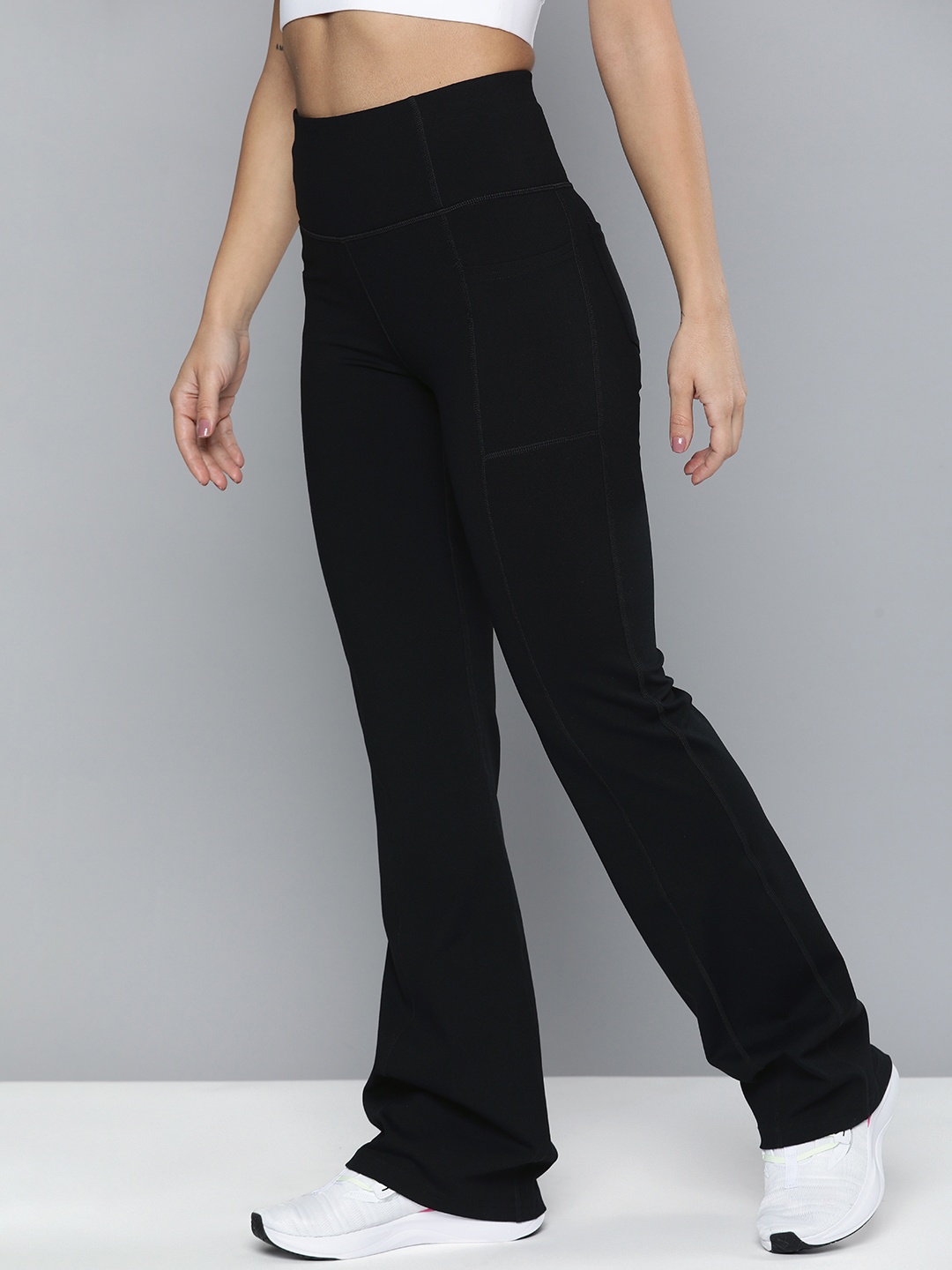 

Skechers Women High Rise Comfort Fit Gowalk Moisture Wicking Track Pants, Black