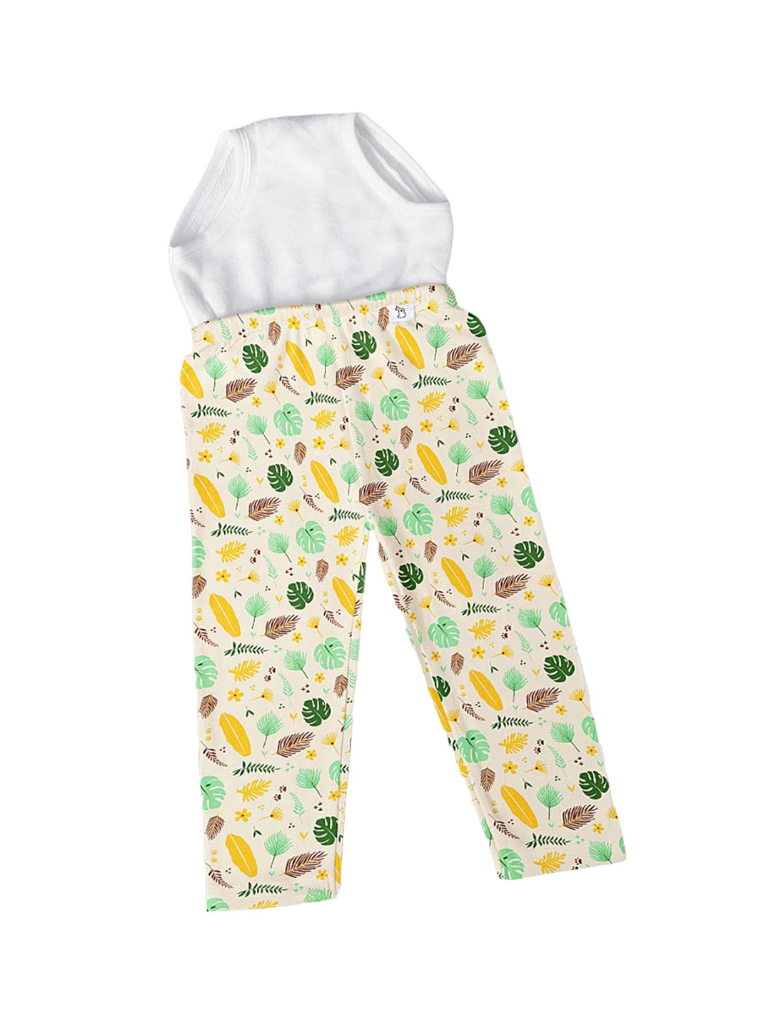 

SuperBottoms Kids Printed Diaper Pants, Beige