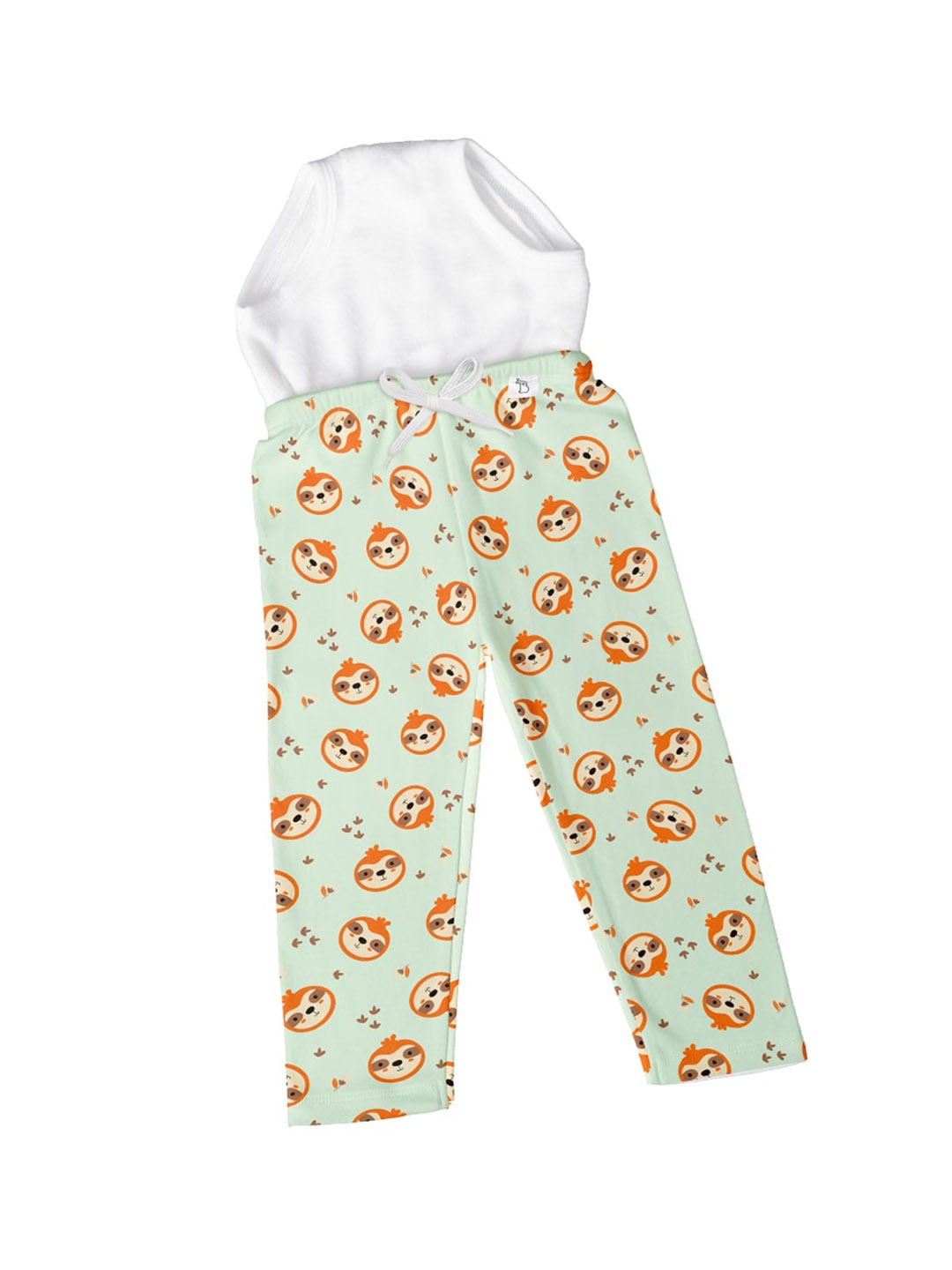

SuperBottoms Kids Printed Diaper Pants With Drawstring, Blue