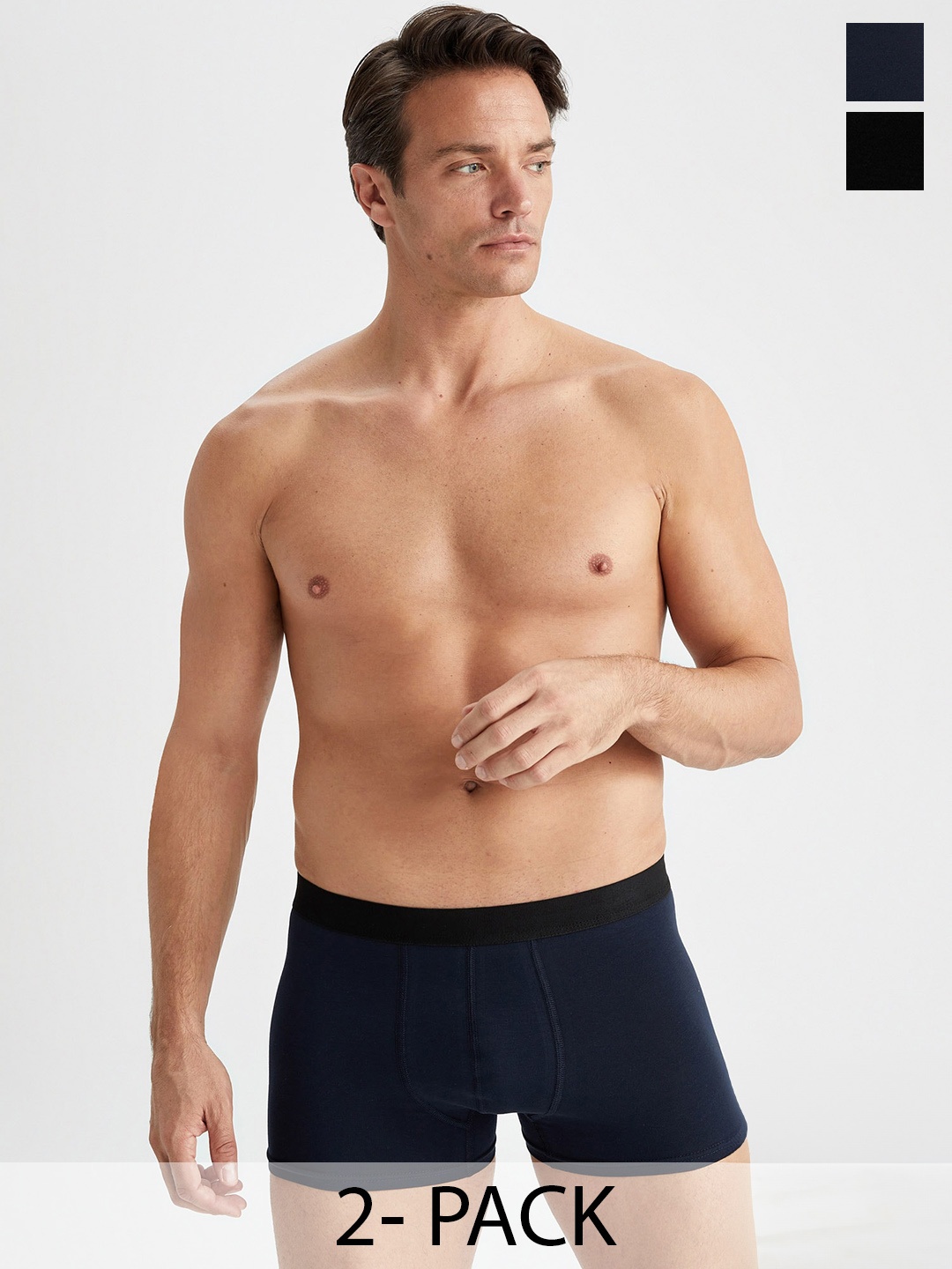 

DeFacto Pack Of 2 Short Trunks 231325149-BK27, Black