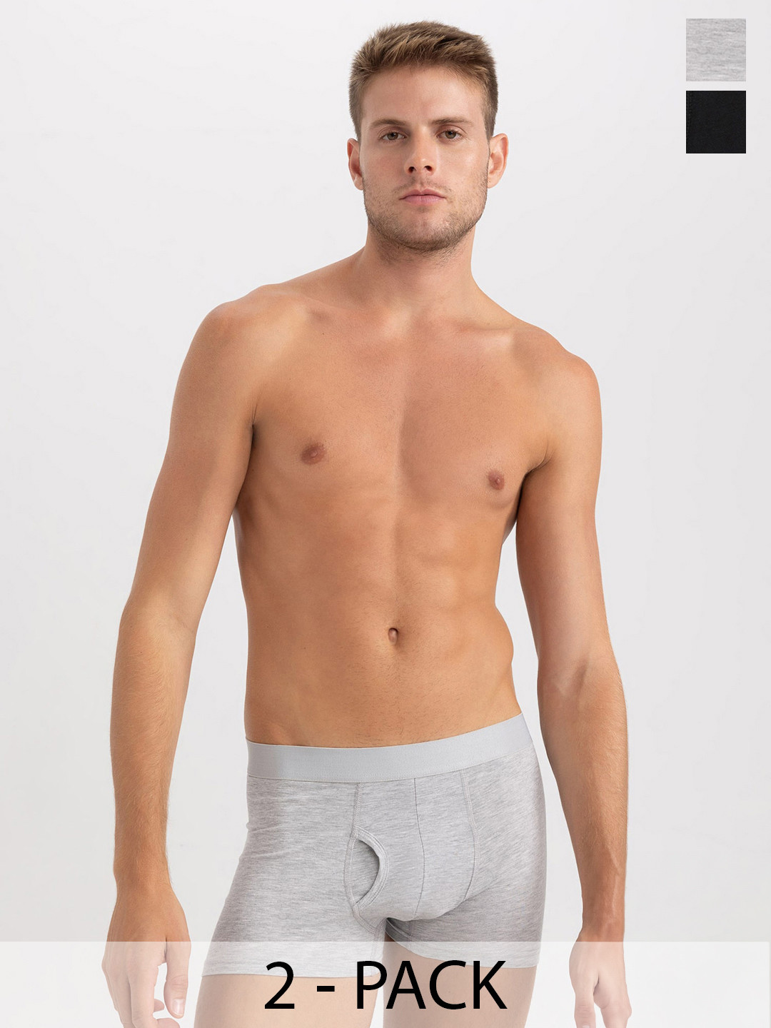 

DeFacto Pack Of 2 Short Trunks 233160018-BK81, Black