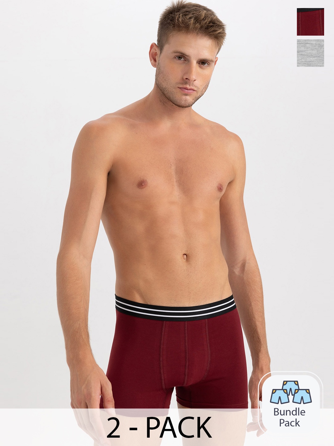 

DeFacto Pack Of 2 Short Trunks 232891117-GR210, Maroon