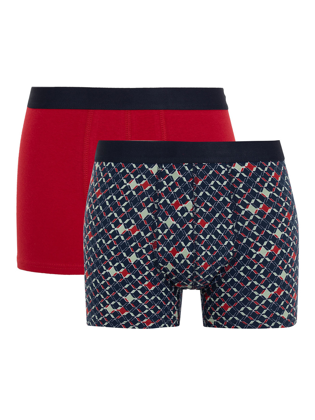 

DeFacto Pack of 2 Printed Tunk 232905729, Red