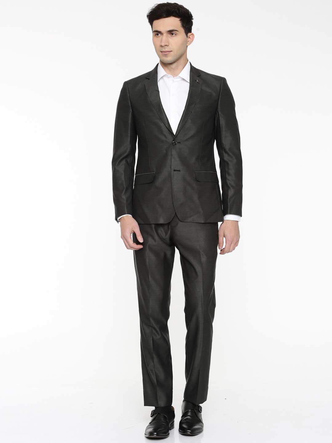 

Arrow Men Grey Tailored Fit Formal Suit