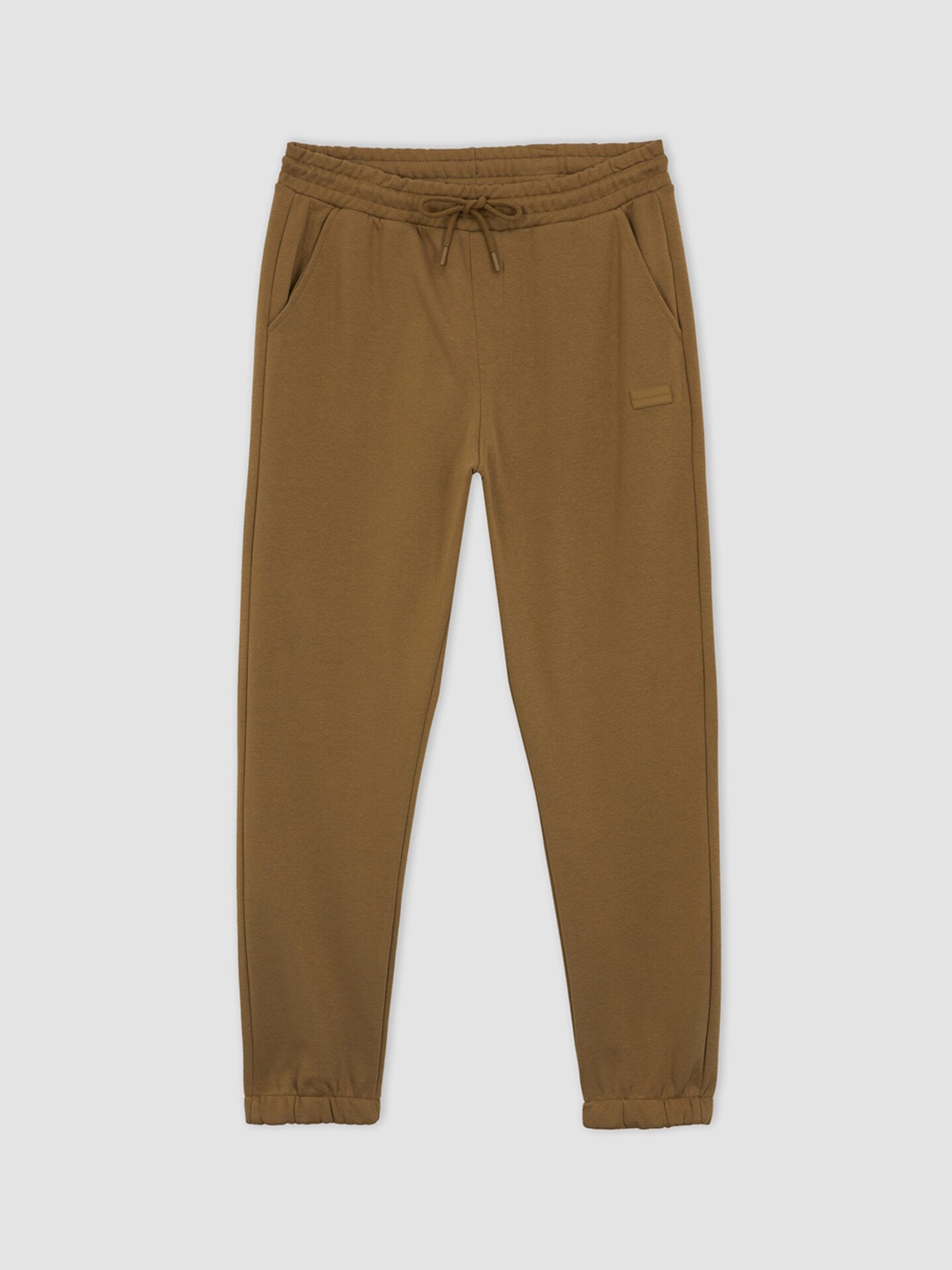 

DeFacto Men Mid-Rise Joggers, Khaki