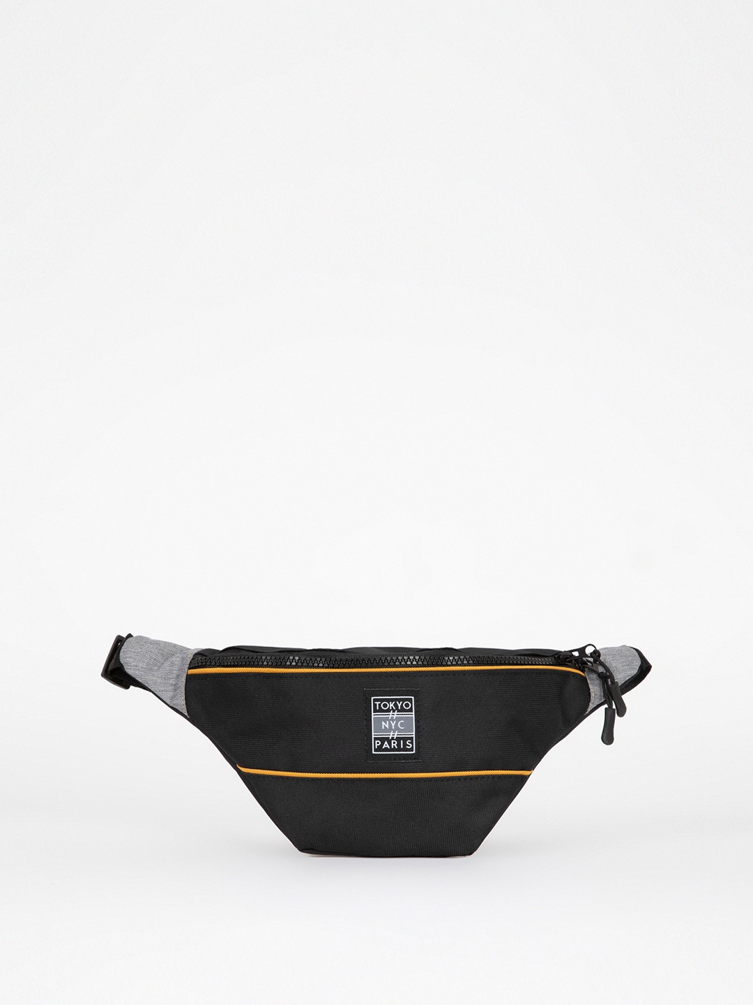 

DeFacto Men Colourblocked Waist Pouch, Black