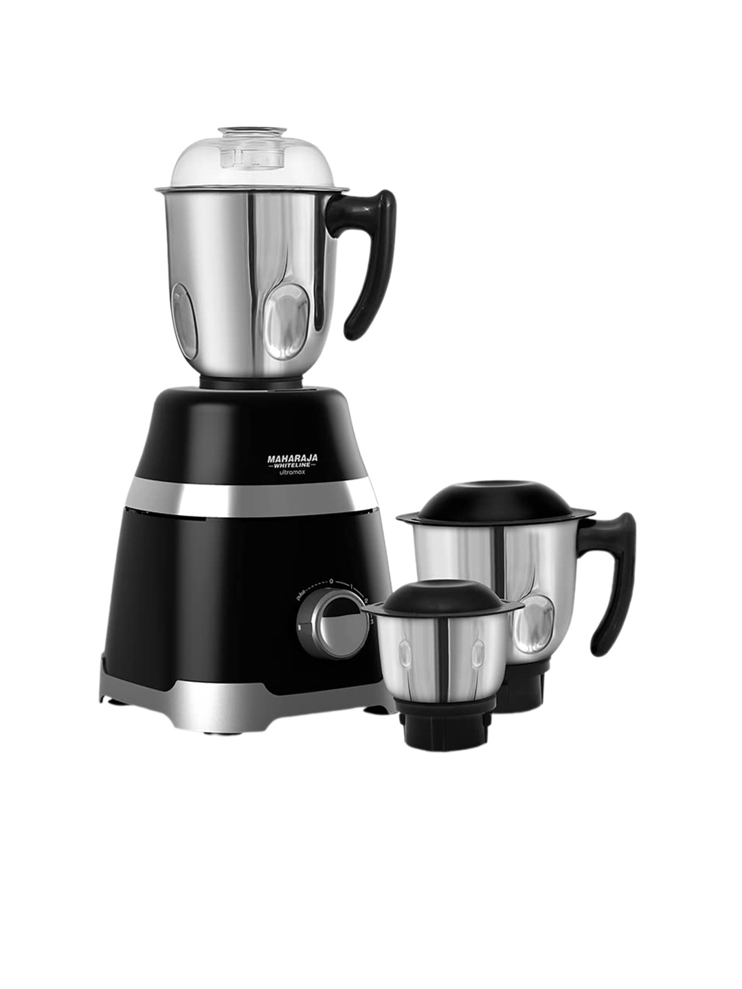 

MAHARAJA WHITELINE ULTRAMAX DLX MX-210 Black 750W Juicer Mixer Grinder With 3 Jars