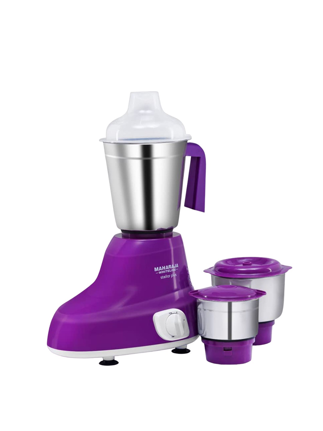 

MAHARAJA WHITELINE Stellar Plus MX-228 Purple 500 W Mixer Grinder With 3 Jars