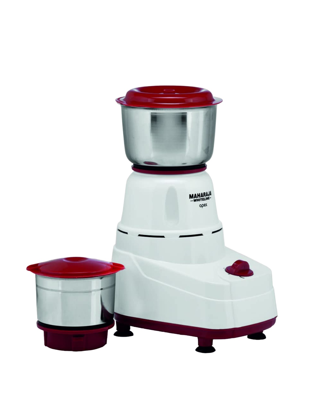 

MAHARAJA WHITELINE APEX Red & White 500W Mixer Grinder With 2 Jars