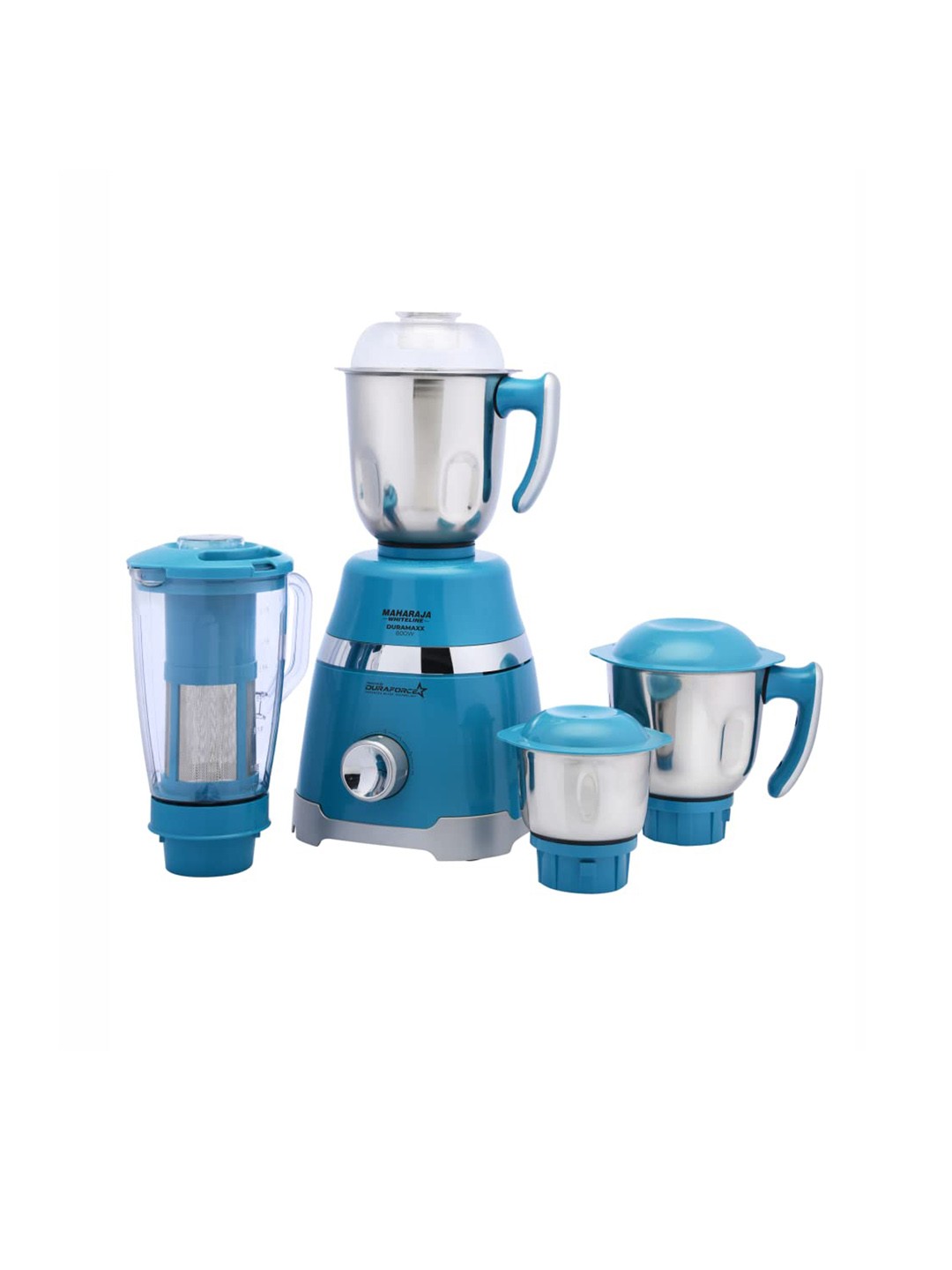 

MAHARAJA WHITELINE DURAMAXX MX-243 Blue 800 W Juicer Mixer Grinder With 4 Jars
