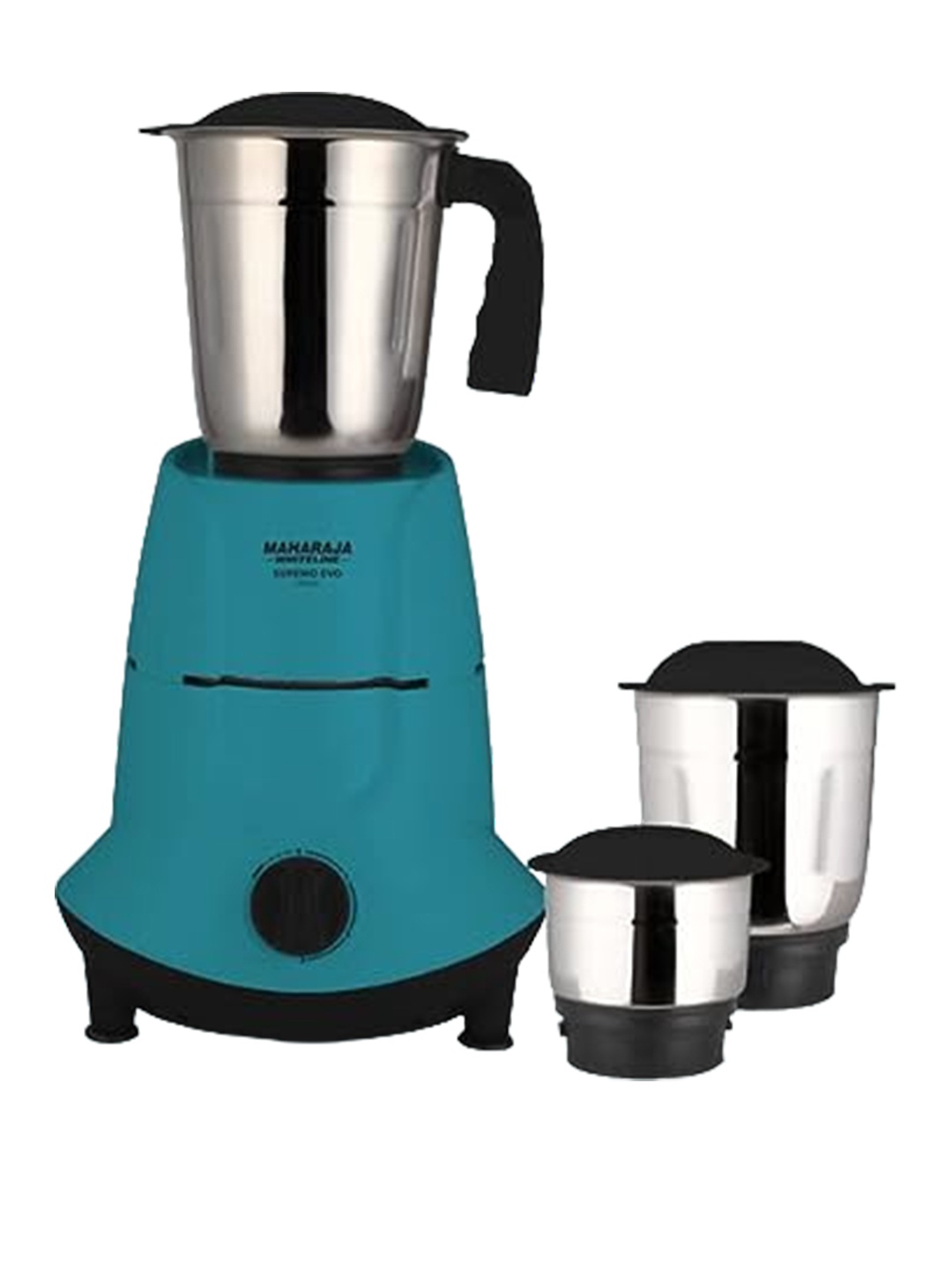 

MAHARAJA WHITELINE Superio Evo MX-254 Blue & Black 500W Mixer Grinder With 3 Jars