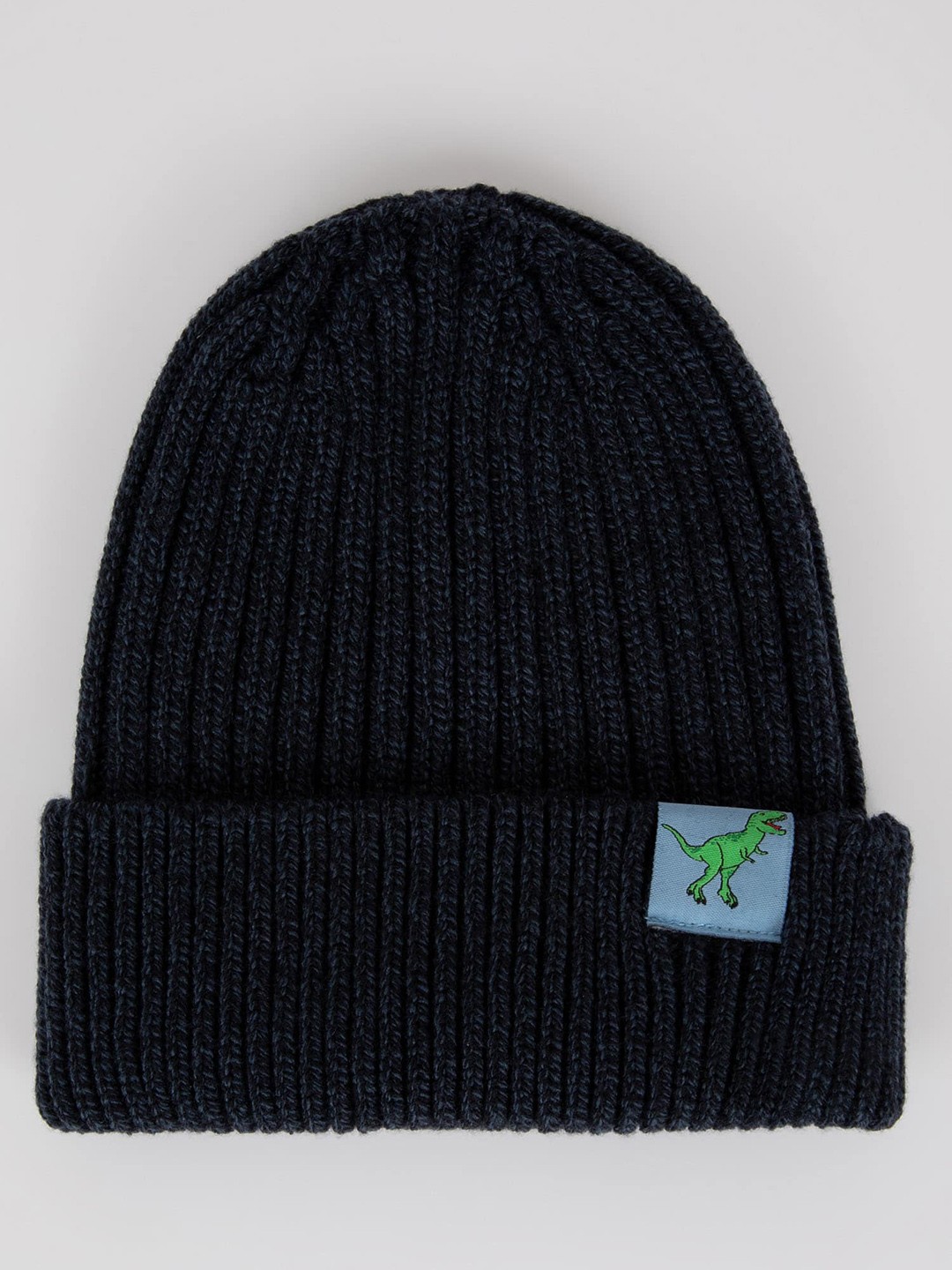 

DeFacto Boys Self Design Acrylic Beanie, Black